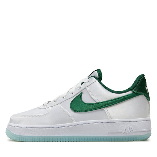 Nike air force green and white cheap