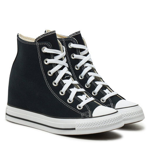 Sneakers aus Stoff Converse Chuck Taylor All Star Wedge Platform A11909C Schwarz eschuhe