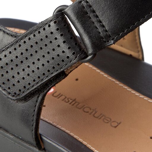 Sandalen Clarks Un Saffron 261240634 Black Leather de.eschuhe.ch