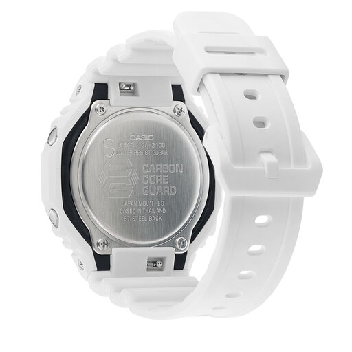 Годинник G-Shock GA-2100-7AER Білий | evzuttya.com.ua