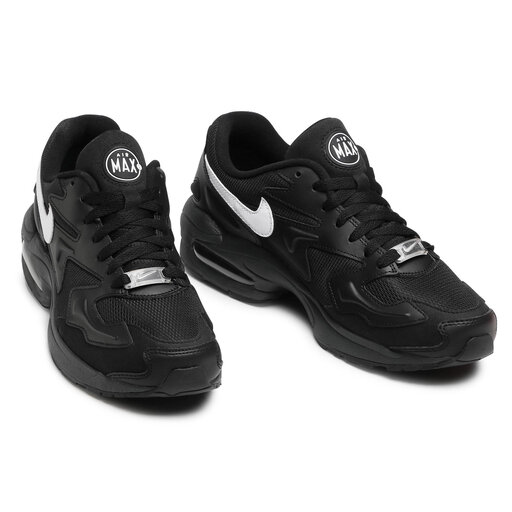 Air max 2 black and white sales