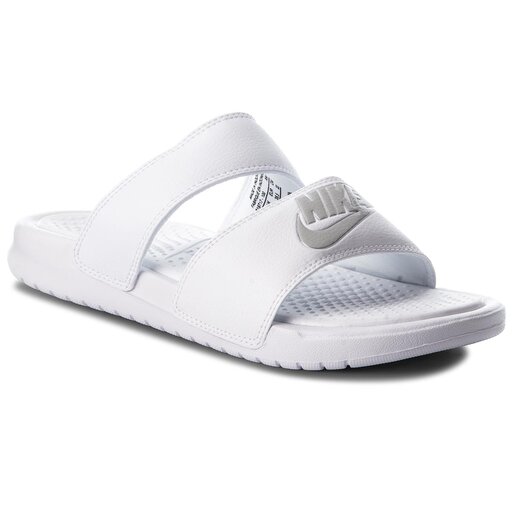 Nike Benassi Duo Slide 819717 White/Metallic • Www.zapatos.es