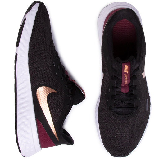 Nike revolution 5 black copper maroon clearance