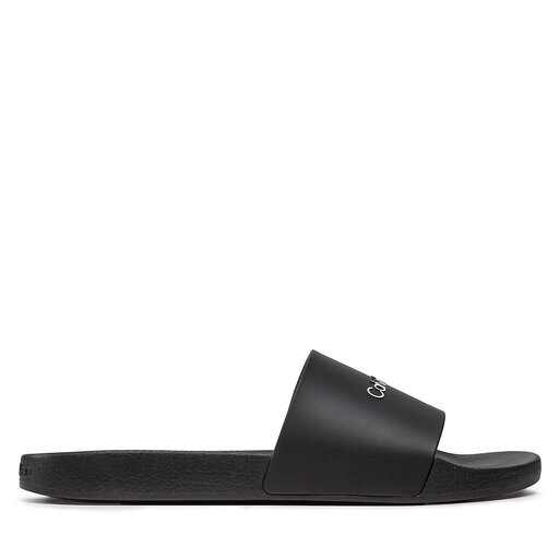 Pantoletten Calvin Klein Jeans Pool Slide HM0HM00455 Schwarz 