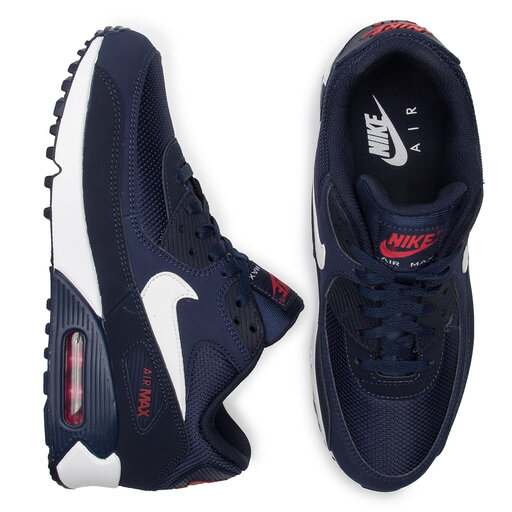 Sneakersy Nike Air Max 90 Essential AJ1285 403 Granatowy eobuwie