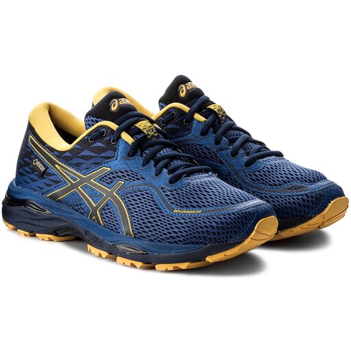 Scarpe Asics Gel Cumulus 19 G Tx GORE TEX T7C2N Limoges Peacoat Gold Fusion 4958