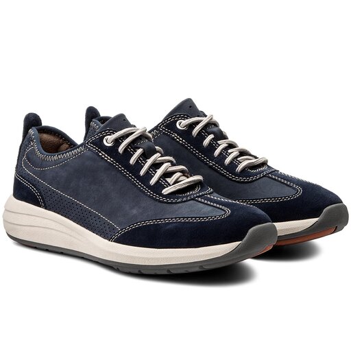 Scarpe basse Clarks Un Coast Lace 261333287 Navy Nubuck 065