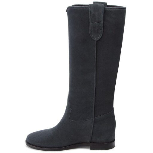 Camoscio Stivali Twin Set Con Zeppa Interna Stivali TWINSET