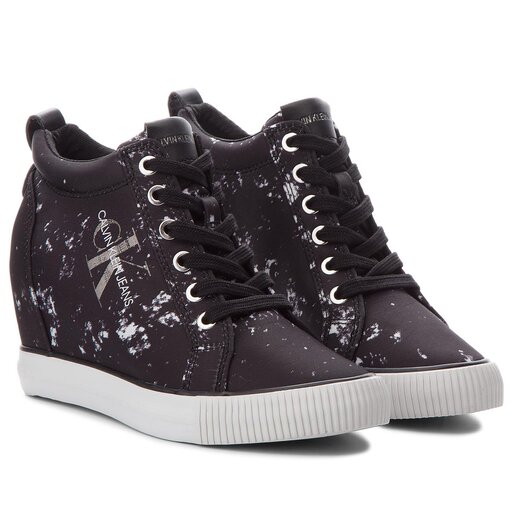 Calvin klein ritzy wedge trainers top