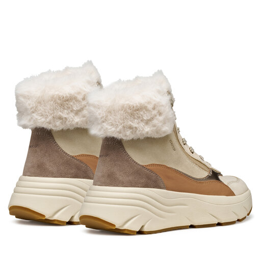Sneakersy Geox D Diamanta D56UFB 02285 CH65A Beżowy