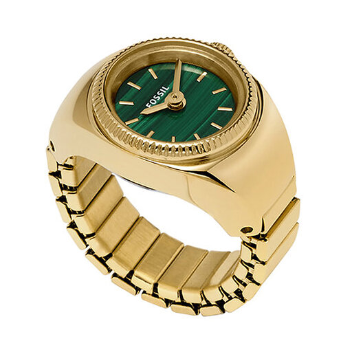 Uhr Fossil Watch Ring ES5308 Goldfarben