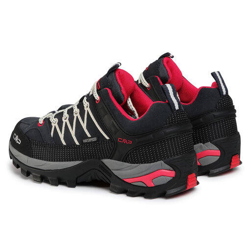 Turistiniai batai CMP Rigel Low Wmn Trekking Shoes Wp 3Q13246 Antracite/Off  White 76UC • Www.eavalyne.lt