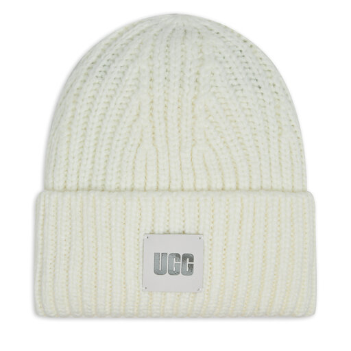 Шапкa Ugg Chunky Rib Beanie 20061 Écru | evzuttya.com.ua