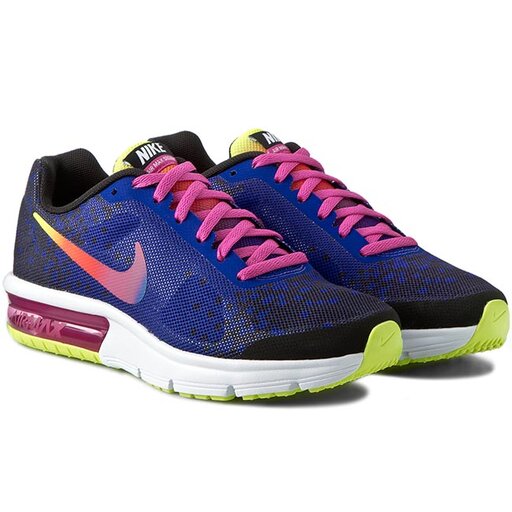 Chaussures Nike Air Max Sequent (Gs) 820330 005 Night/Fire Pink/Vlt |