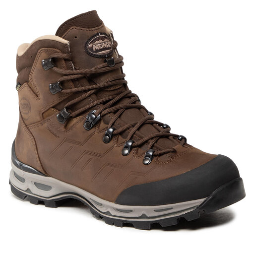 Chaussures De Randonnée Meindl Toronto MFS - Marron Foncé - Cuir Véritable, Gore-Tex, Semelle Vibram