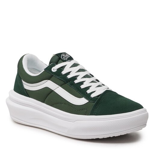 Green and white vans top