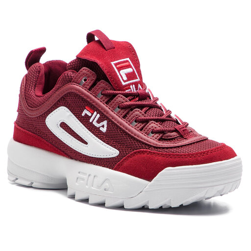 Fila disruptor mesh low on sale marsala