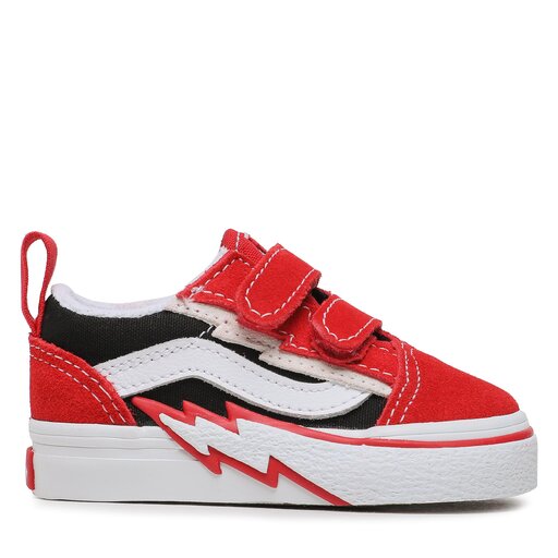 Vans old skool red black checkerboard 2025