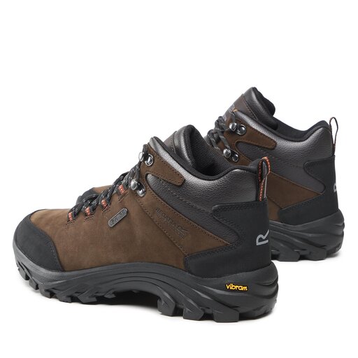 Scarpe da trekking Regatta Burrell Leather RMF581 Peat 6V3
