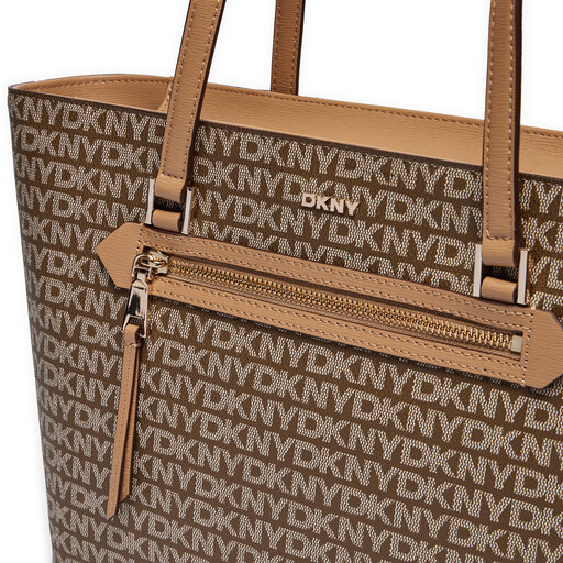 DKNY Bryant Ave Medium Tote Bag – Vielseitige Tragetasche Mit Reißverschluss, Ideal Für Laptop & Alltag