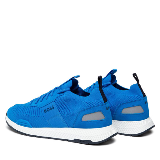BOSS Zapatillas de piel estilo running azul - Tienda Esdemarca calzado,  moda y complementos - zapatos de marca y zapatillas de marca
