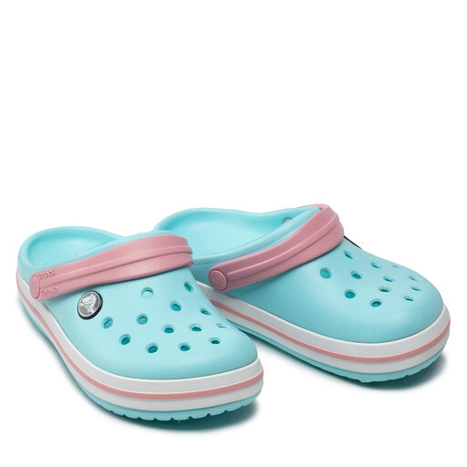 Pantoletten Crocs Crocband Clog K 207006 Blau eschuhe