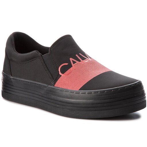 Zapatillas de tenis Calvin Klein Jeans Zelma RE9805 Black Metal