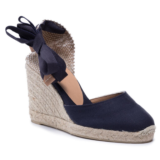 Espadryle Castañer Carina/8/001 20962-301 Granatowy