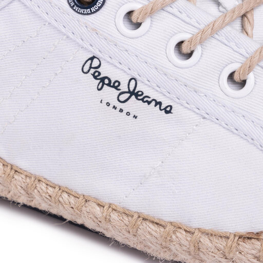 Alpargatas Pepe Jeans Tourist Island W PLS10398 Blanco zapatos.es
