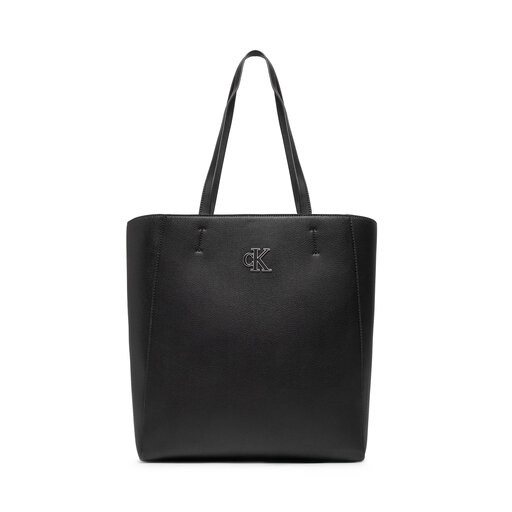 Sac a main Calvin Klein Jeans Minimal Monogram Shopper32 K60K609292 Noir chaussures
