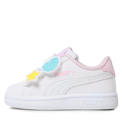 Sneakers Puma Smash V2 Mermaid V Inf 391899 01 Puma White/Pink/Yellow/Blue | eschuhe.de