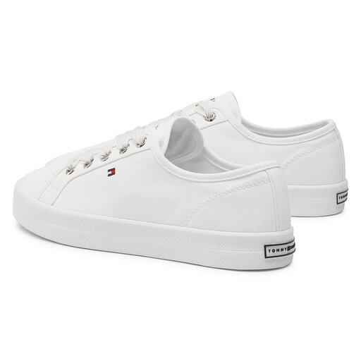tommy hilfiger essential nautical sneaker fw0fw04848 white ybs