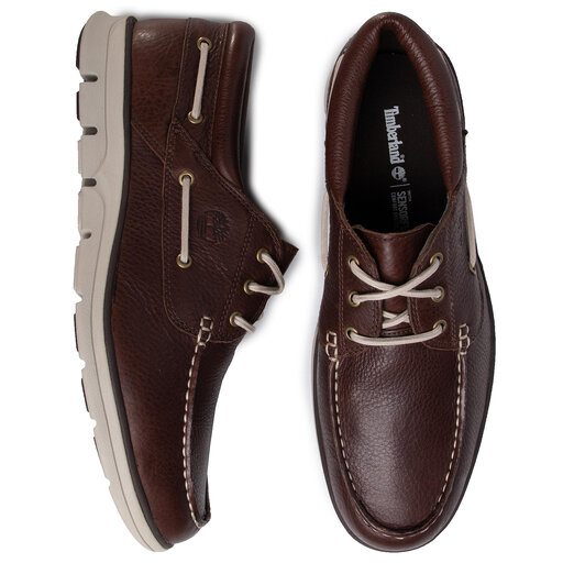 Mokasinai Timberland Bradstreet 3 Eye TB0A2A6UV13 Dk Brown Full Grain •  Www.eavalyne.lt