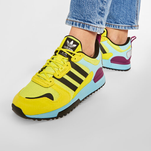 Sneakersy adidas Zx 700 Hd J FX5234 Zielony | eobuwie.com.pl