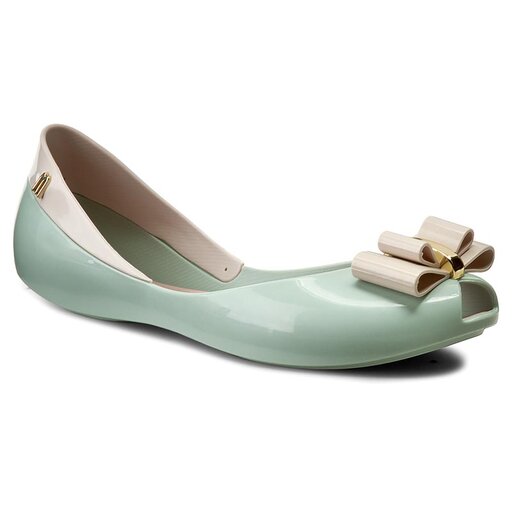 Ballerinas Melissa Queen V Ad 31818 Green/Beige 50937