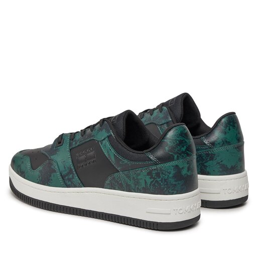 Sneakers Tommy Jeans Tjm Retro Basket Print EM0EM01348 Court Green L4L