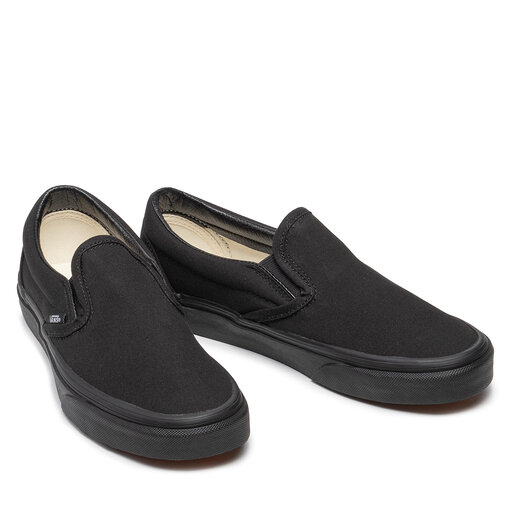 slip on vans full black