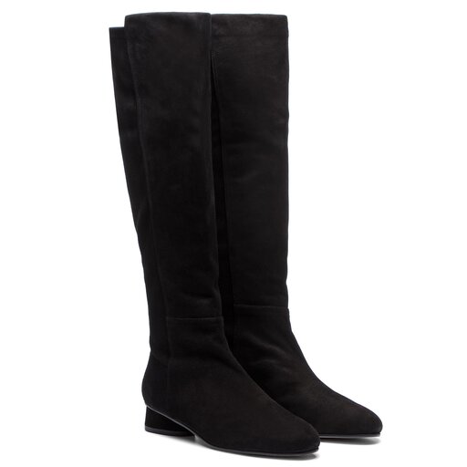 Bottes Stuart Weitzman Eloise 30 YL96226 Black Suede chaussures