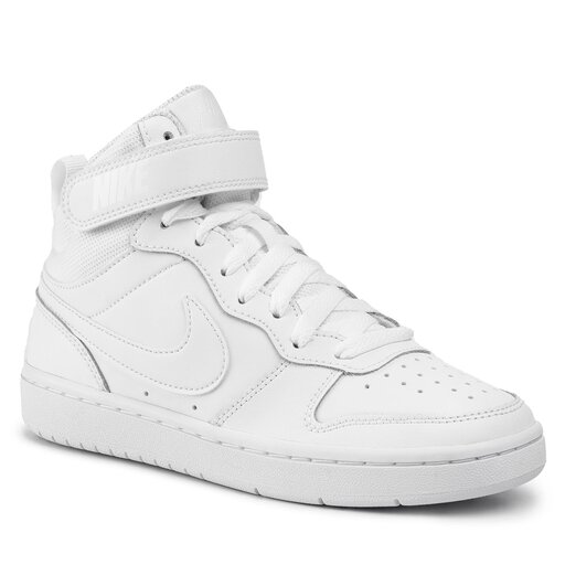 Nike Court Borough Mid 2 Gs CD7782 100 White White White