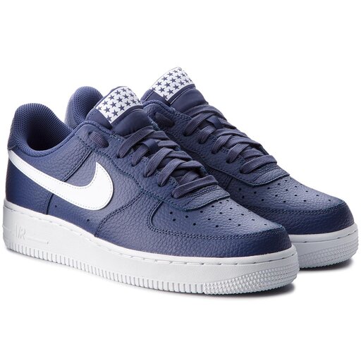 Chaussures Nike Air Force 1 07 AA4083 401 Blue Recall White