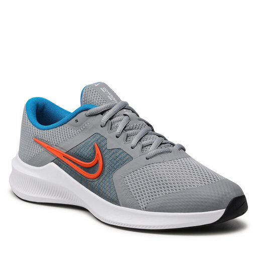 Batai Nike Downshifter 11 (GS) CZ3949 004 Particle Grey/Orange •  Www.eavalyne.lt