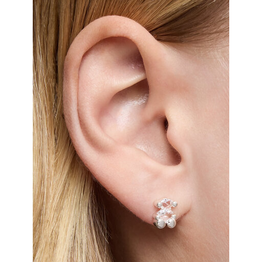 Diamantes Pendientes Tous Bear Oro Diamantes Pendientes Clasicos