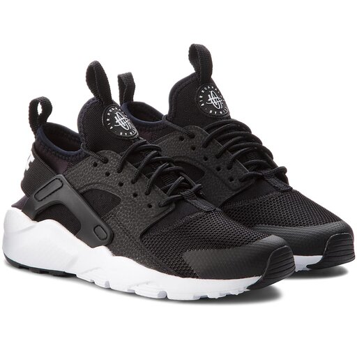 Nike air huarache run ultra men's black and white outlet
