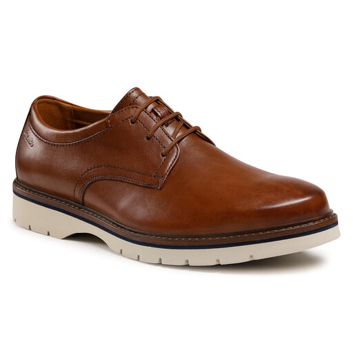 Clarks Men Bayhill Plain Oxford Clarks Bayhill Plain 26153176 Mens Blue Nubuck Plain Toe  main image 2