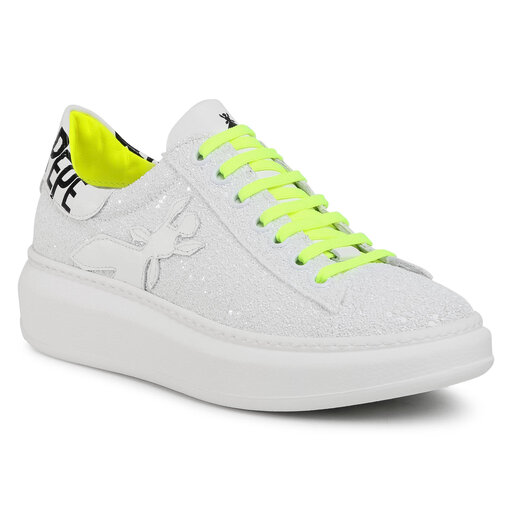 Sneakers Patrizia Pepe 2V9708 A4T8 X148 White Glitter fr.eschuhe.ch
