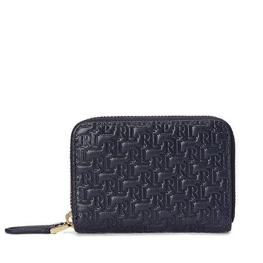 Portafoglio piccolo da donna Lauren Ralph Lauren Sm Zip Wllet 432883664008 Blu scuro it.eschuhe.ch