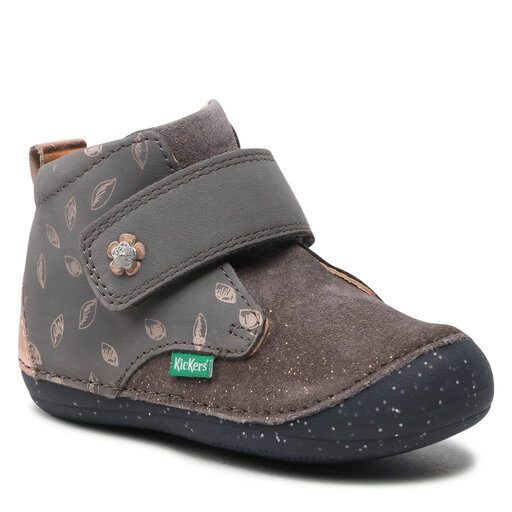 Kotn kov obuv Kickers Sabio 879027 10 Gris Fonce Imprime 122
