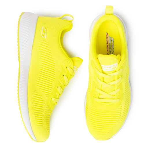 Squad Glowrider Skechers Bobs Squad Gelb Wide Fit Skechers Sneaker