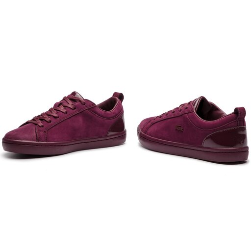 Sneakers Lacoste Straightset 318 1 Caw 7 36CAW0037BB2 Burg Burg