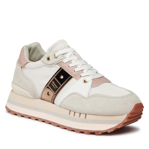 Blauer top scarpe rosse